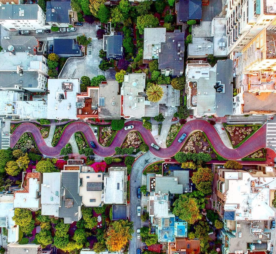 drones over lombard